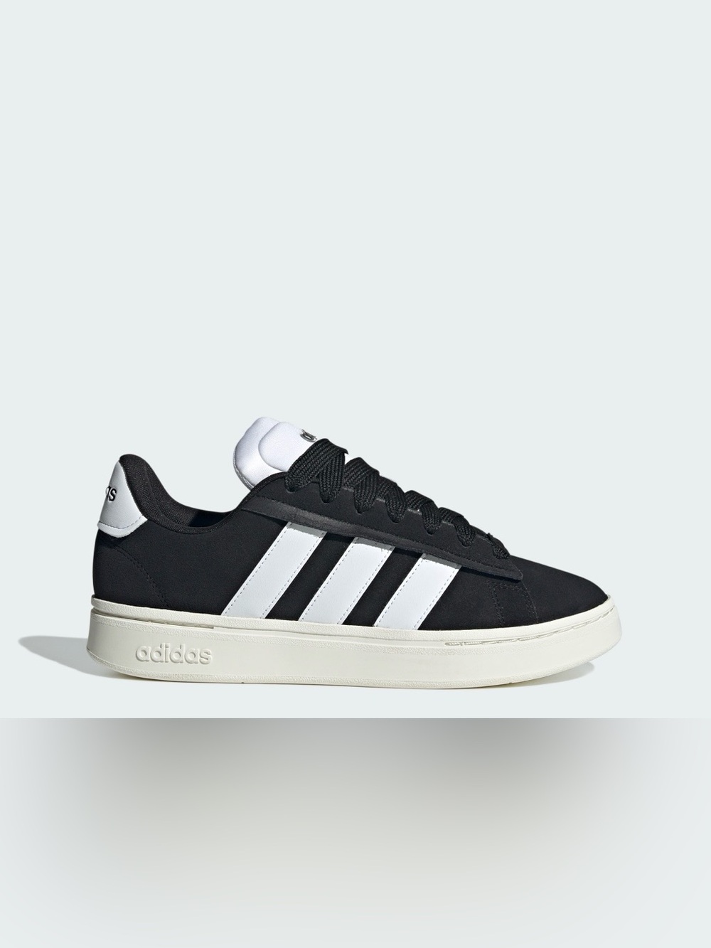 Adidas Grand Court Alpha 00s Sneakers Tennis Shoes Lace Up Black White Men's 12